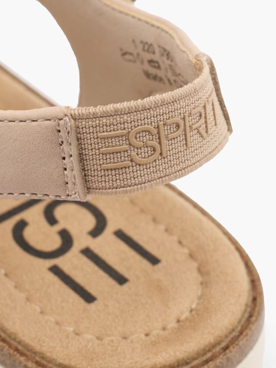 esprit sandály beige deichmann