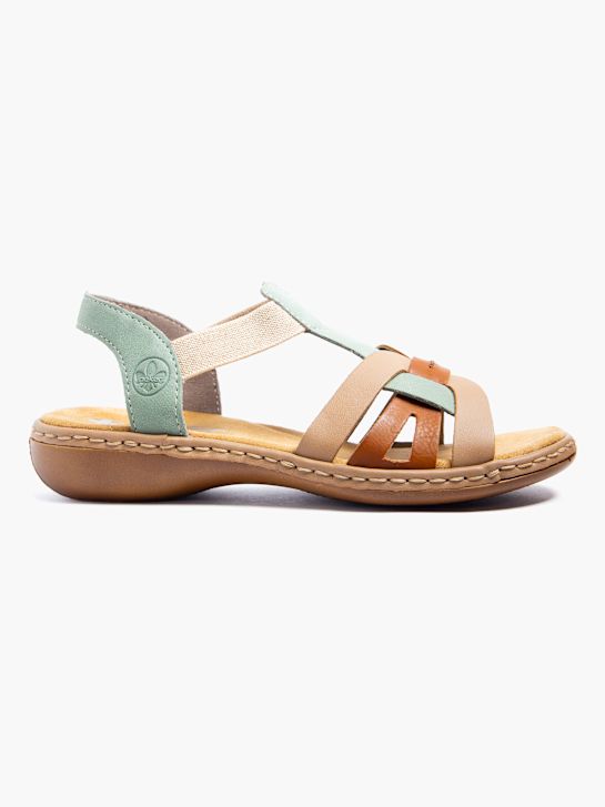 rieker sandály beige deichmann