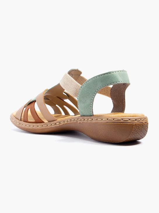 rieker sandály beige deichmann