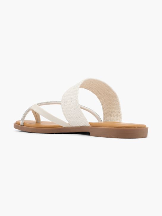 graceland flip flop white deichmann
