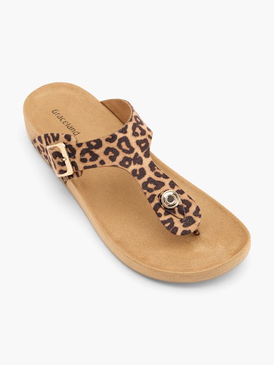 graceland flip flop béžová deichmann