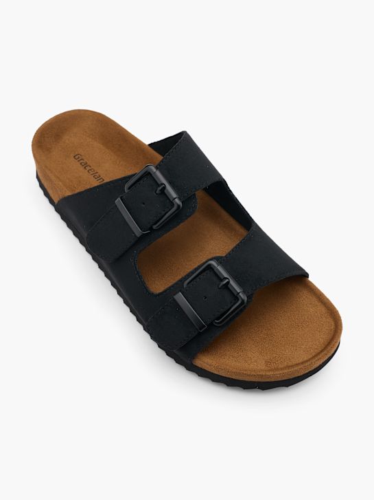 graceland stélka sandal black deichmann