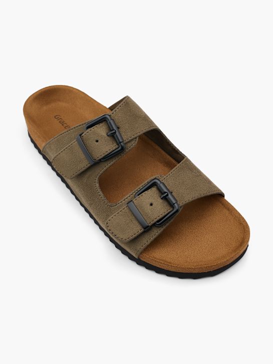 graceland stélka sandal khaki deichmann
