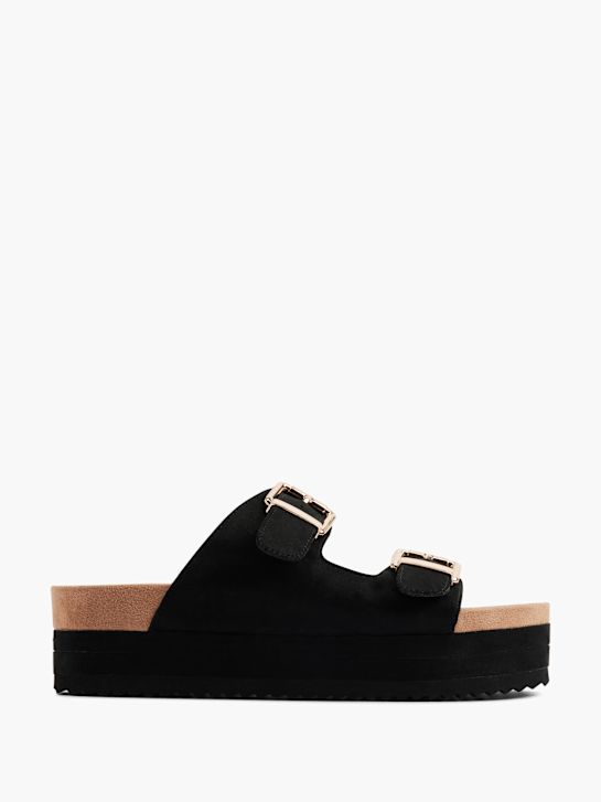 graceland stélka sandal black deichmann
