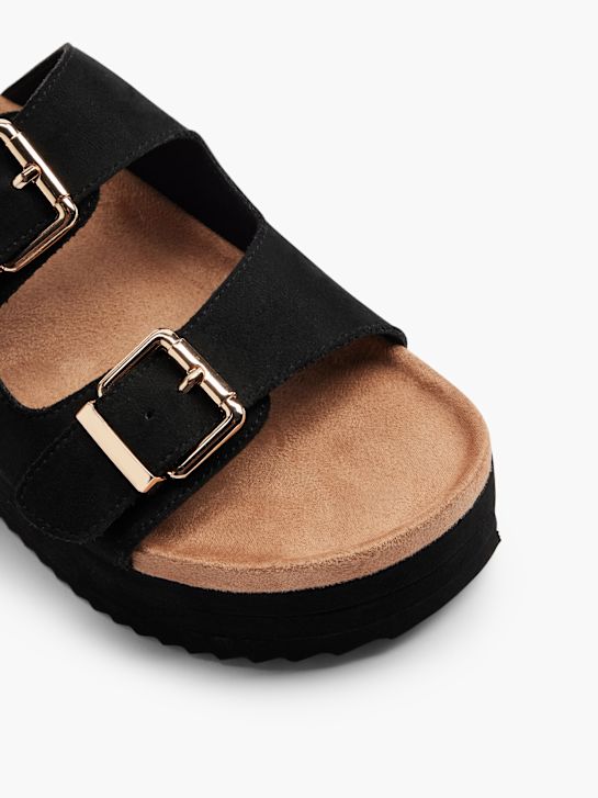 graceland stélka sandal black deichmann