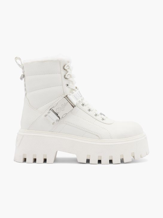 buffalo krajka-up boot white deichmann