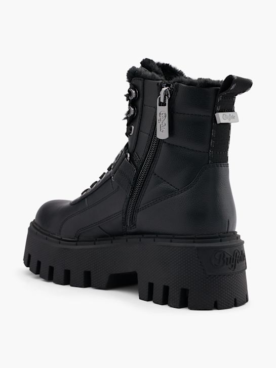 buffalo krajka-up boot Černá deichmann