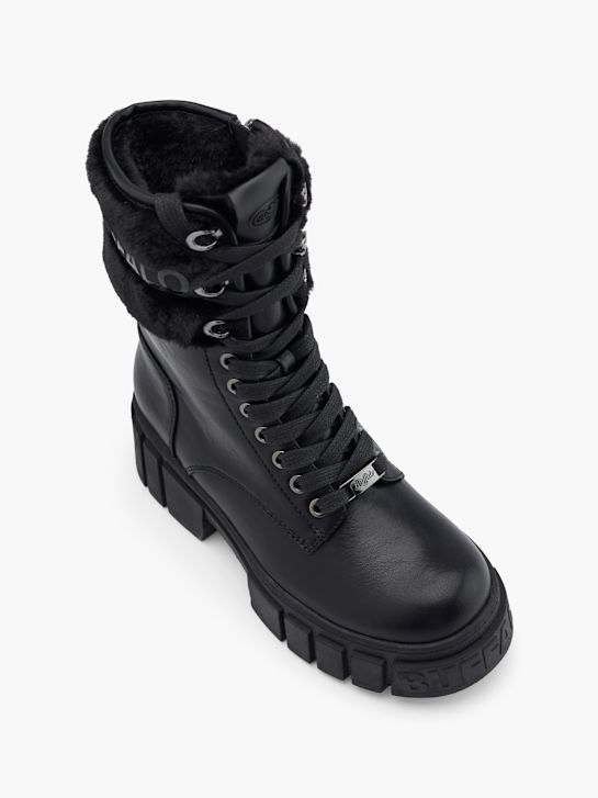 buffalo krajka-up boot Černá deichmann