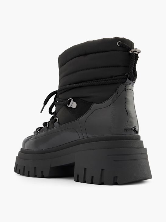 molo krajka-up boot Černá deichmann