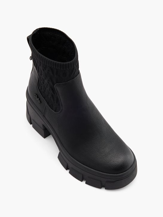 buffalo podpatky chelsea boot Černá deichmann