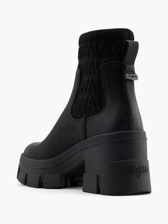 buffalo podpatky chelsea boot Černá deichmann