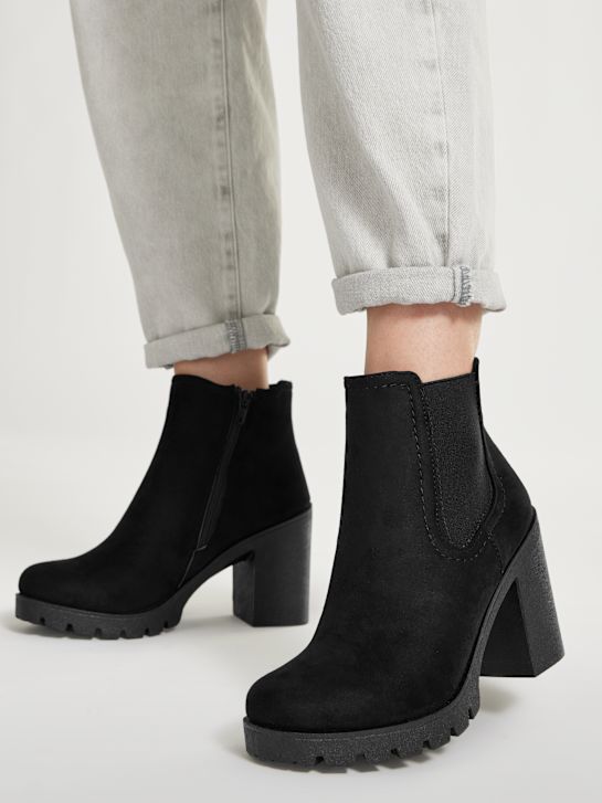 graceland podpatky chelsea boot Černá deichmann