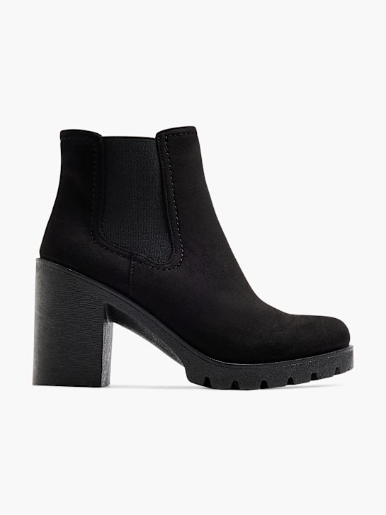graceland podpatky chelsea boot Černá deichmann