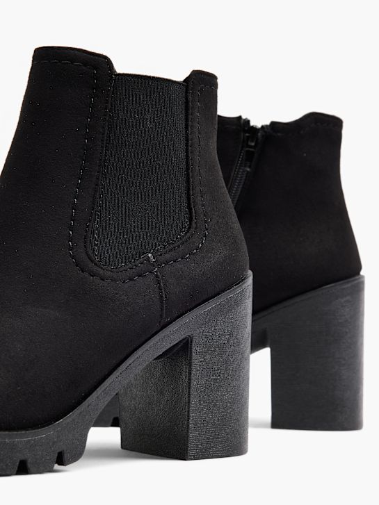 graceland podpatky chelsea boot Černá deichmann