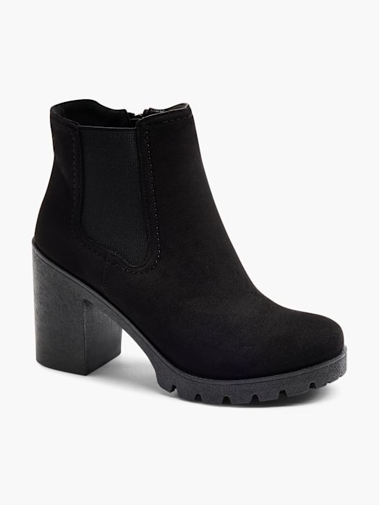 graceland podpatky chelsea boot Černá deichmann