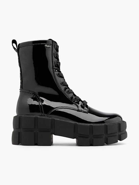 buffalo krajka-up boot Černá deichmann