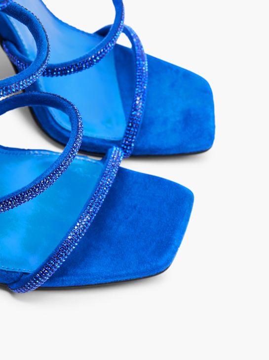 molo podpatky sandály modrá deichmann