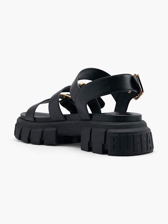 buffalo podpatky sandály Černá deichmann