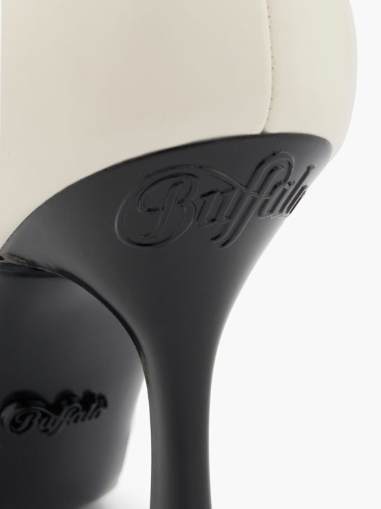 buffalo podpatku sandál offwhite deichmann