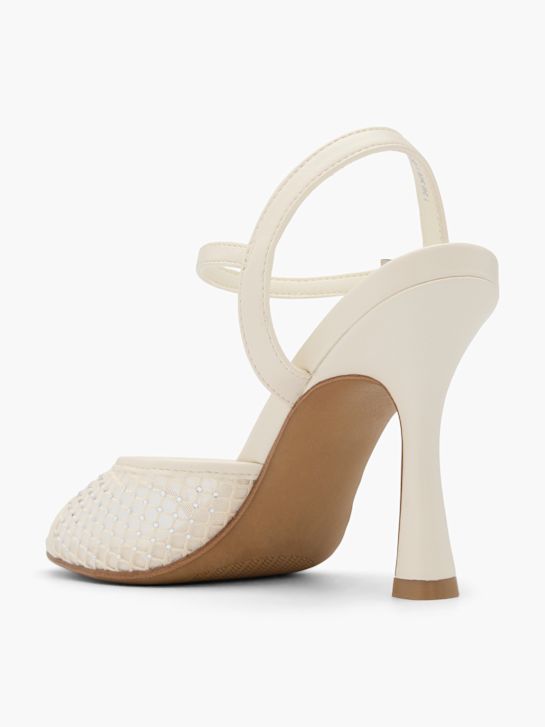 molo podpatky sandály beige deichmann