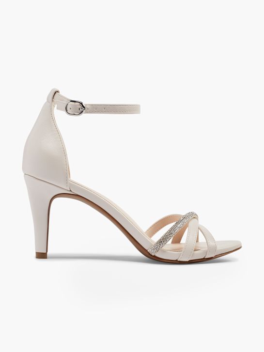 molo podpatky sandály beige deichmann