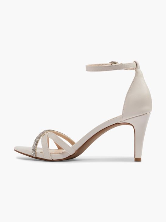 molo podpatky sandály beige deichmann