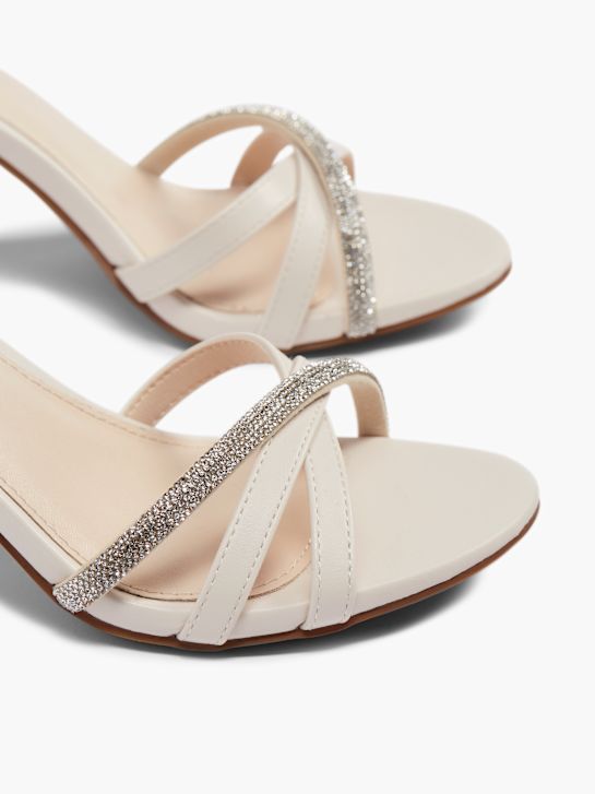 molo podpatky sandály beige deichmann