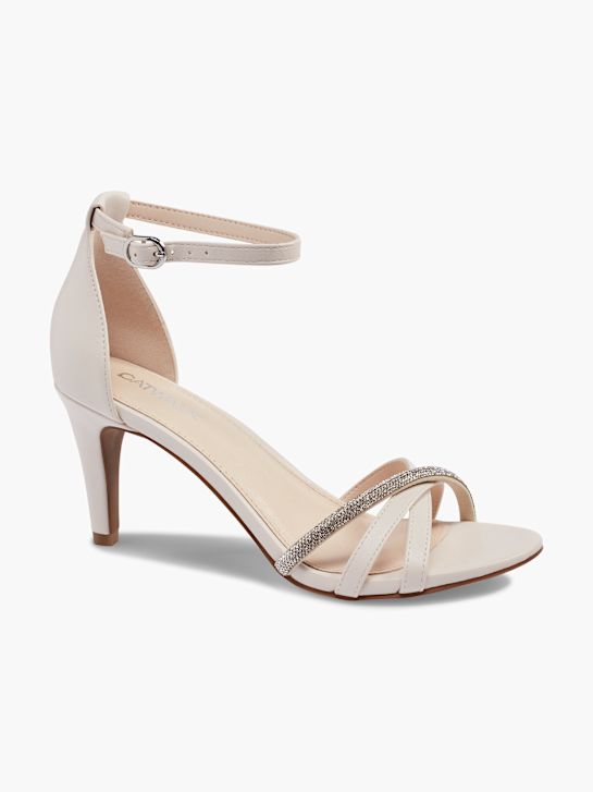 molo podpatky sandály beige deichmann