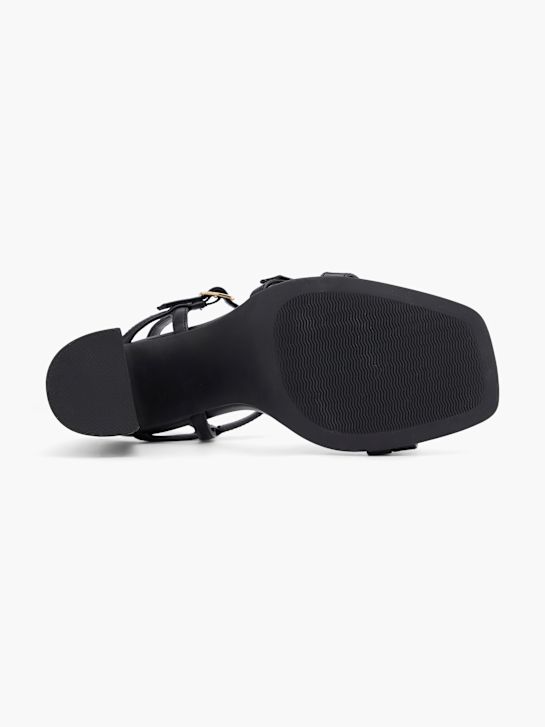 molo podpatky sandály Černá deichmann