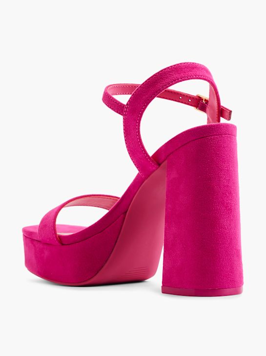 molo podpatku sandál růžový deichmann