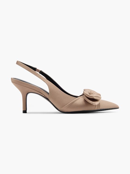 molo slingback podpatky taupe deichmann