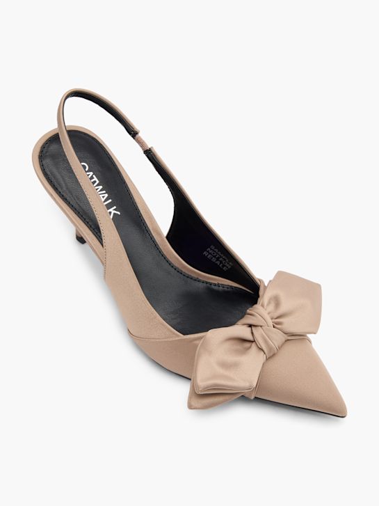 molo slingback podpatky taupe deichmann