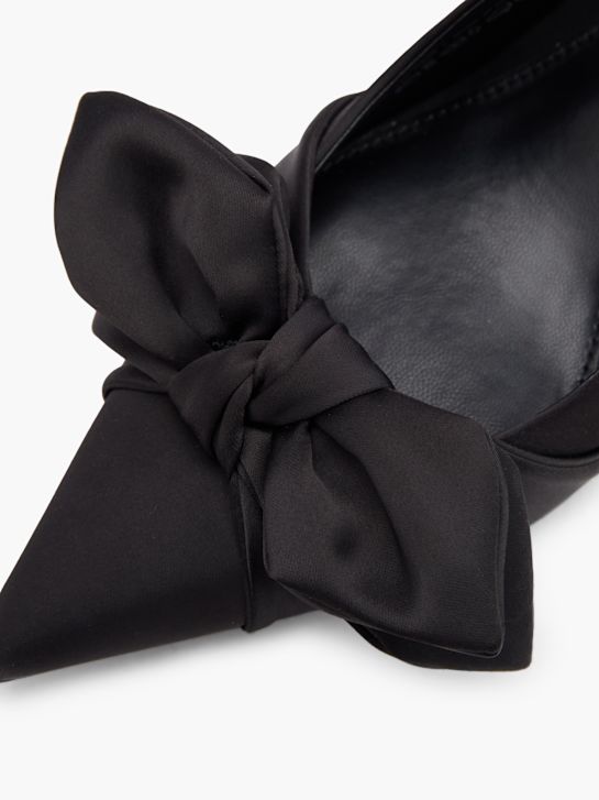 molo slingback podpatky Černá deichmann