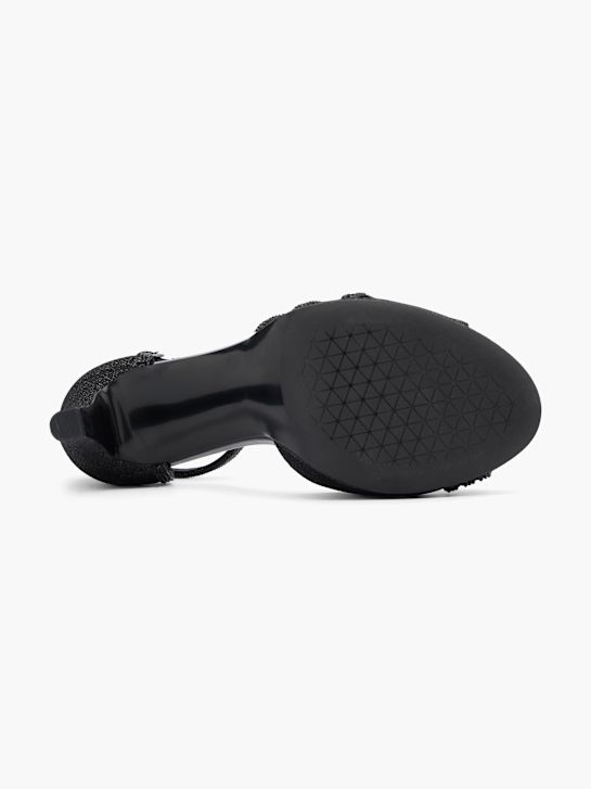 graceland slingback podpatky Černá deichmann