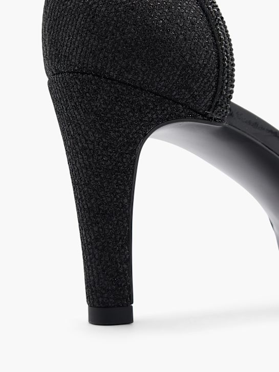 graceland slingback podpatky Černá deichmann