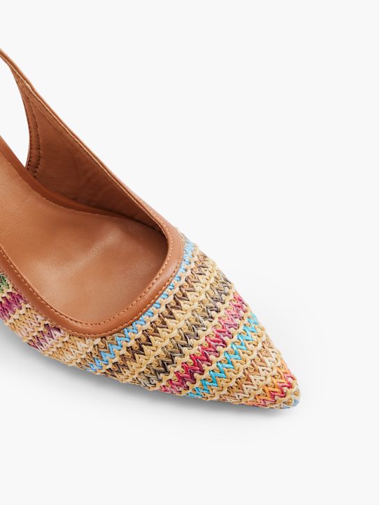 molo slingback podpatky hnědá deichmann