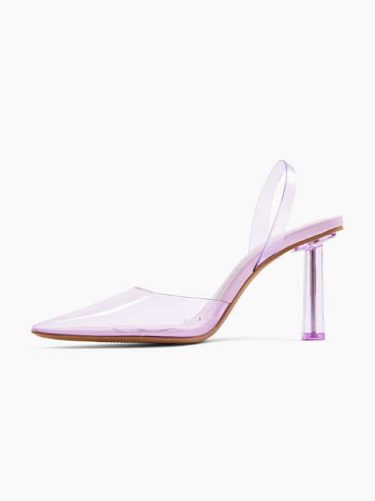 molo slingback podpatky fialová deichmann