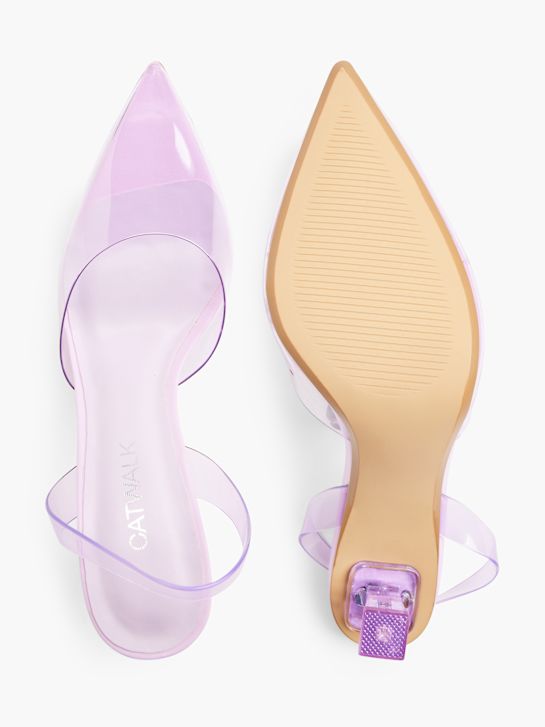 molo slingback podpatky fialová deichmann