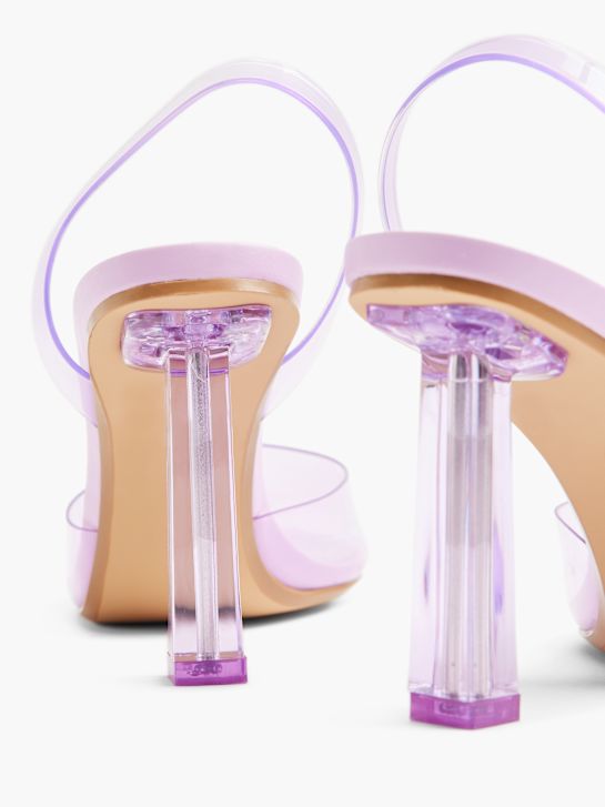 molo slingback podpatky fialová deichmann