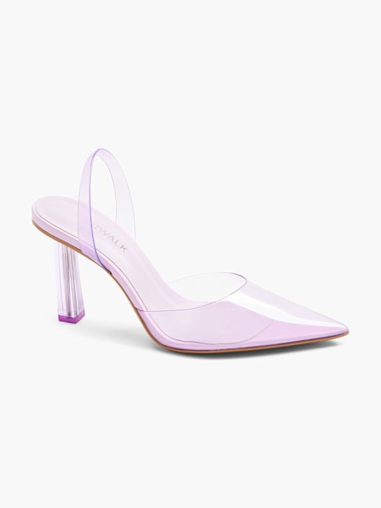 molo slingback podpatky fialová deichmann