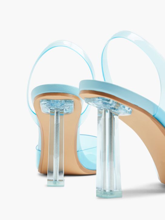 molo slingback podpatky modrá deichmann