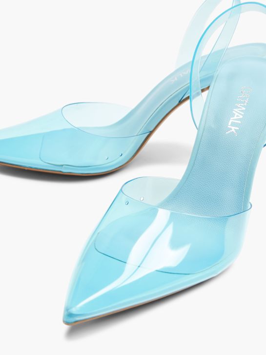 molo slingback podpatky modrá deichmann