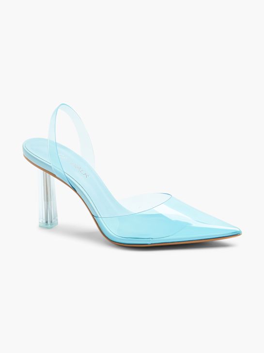molo slingback podpatky modrá deichmann