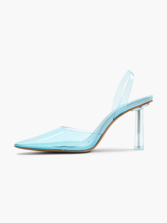 molo slingback podpatky modrá deichmann