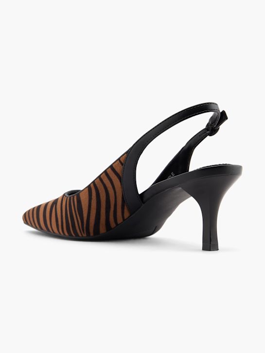 molo slingback podpatky hnědá deichmann