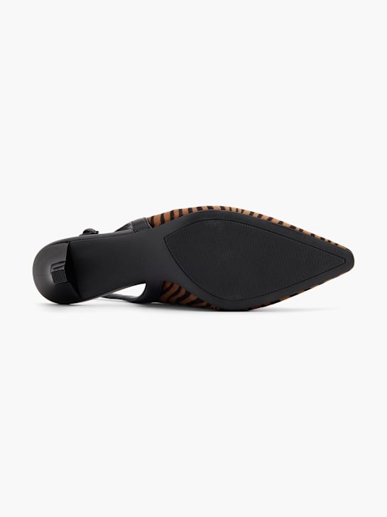 molo slingback podpatky hnědá deichmann