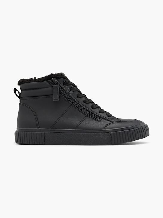 benátky high top trainer Černá deichmann