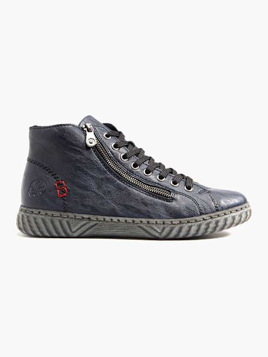 rieker high top trainer modrá deichmann