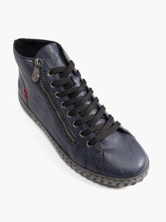 rieker high top trainer modrá deichmann