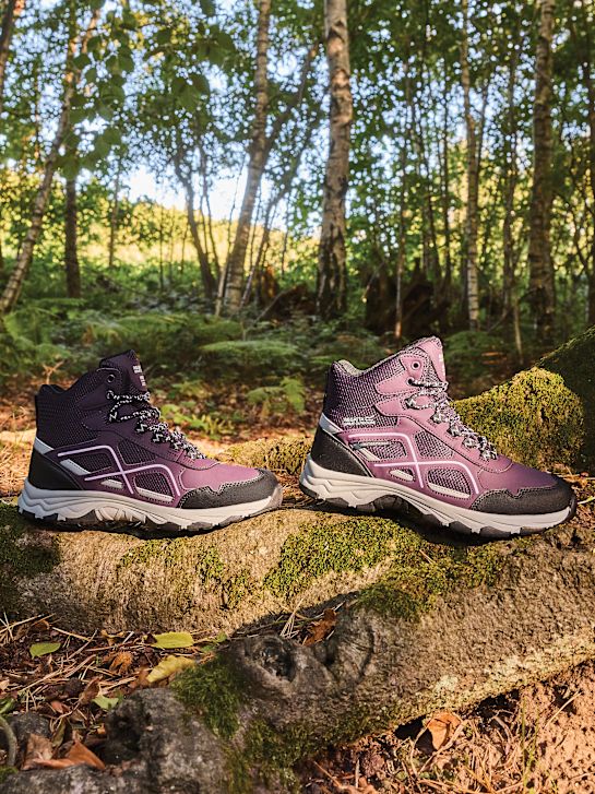 regatta walking boty purple deichmann